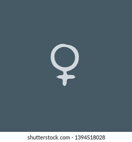 Venus vector icon. Venus concept stroke symbol design. Thin graphic elements vector illustration, outline pattern for your web site design, logo, UI. EPS 10.