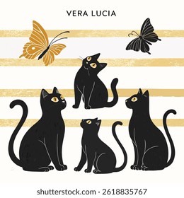 vera lucia cat butter fly eye catching 