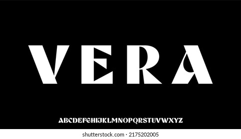 VERA the luxury and elegant font glamour style