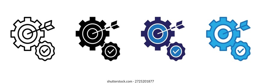 Veracity Icon Multi Style Vector Illustration