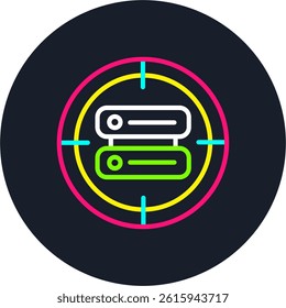 Veracity Line Multi Colour Circle