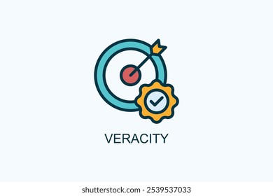 Veracity Vector Or Logo Sign Symbol Illustration