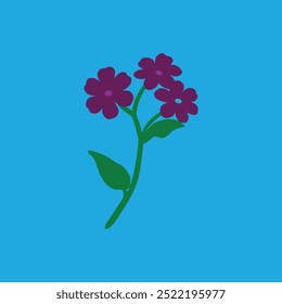 The "Verbena flower vector art illustration" is a high-quality, scalable digital graphic design file featuring a detailed, vibrant vector illustration of a Verbena flower, perfect for print.