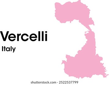 vercelli italy Karte in Vektorgrafiken