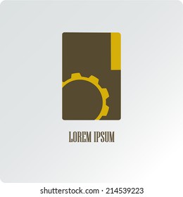 Vercors icon. Office. Business.Technology. EPS 10