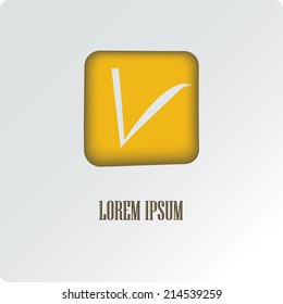 Vercors icon. Office. Business.Technology. EPS 10