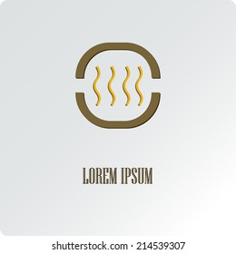 Vercors icon. Office. Business.Technology. EPS 10