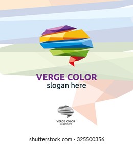 Verge Color Logo template for many businesses such as: design, creative, events, promotions, travel, studios, arts and others. Excellent logo,simple and unique concept. 