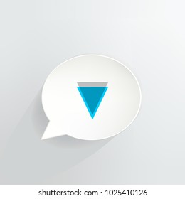 Verge Cryptocurrency Speech Bubble