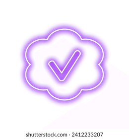 Verification Badge Icon. Verification Bagde Element