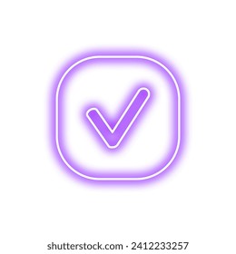 Icono de la marca de verificación. Elemento Bagde verificación