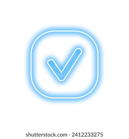 Icono de la marca de verificación. Elemento Bagde verificación