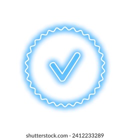 Verification Badge Icon. Verification Bagde Element