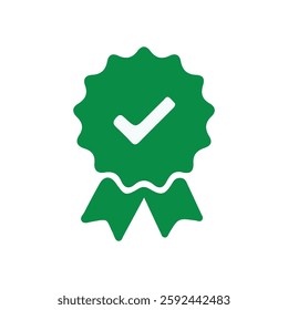 verification check mark icon. Social media and Profile Verified badge icon. Check and Approved, Accept,icon. Vector illustration eps 10