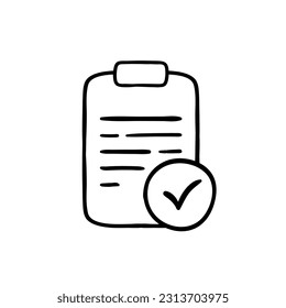 Verification icon representing the process of confirming or verifying information or identity. Vector black icon