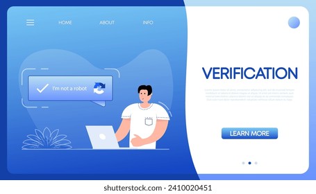 Verification people. Digital security concept. Isometric illustration