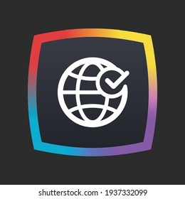 Verified Address - App Icon Button