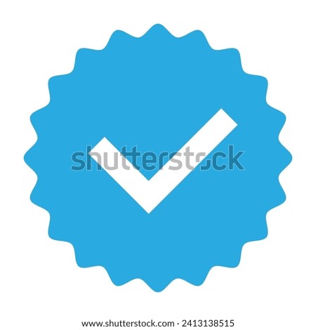 Verified Badge Icon in Blue