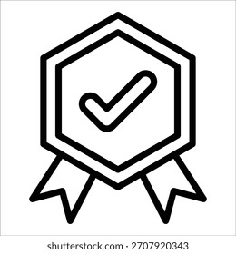 Verified Badge Icon Element For Design
