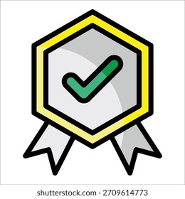 Verified Badge Icon Element For Design
