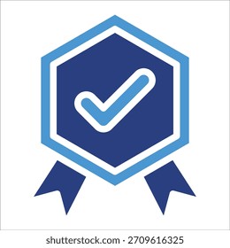 Verified Badge Icon Element For Design