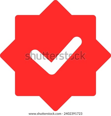 verified check mark icon design element vector