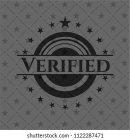 Verified dark emblem. Retro