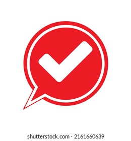 Geprüft, Icon-Flach-Design-Illustration prüfen