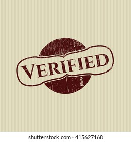 Verified grunge stamp