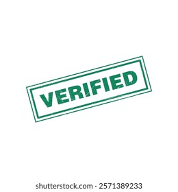 Verified Grunge Stamp Sign Vector Template