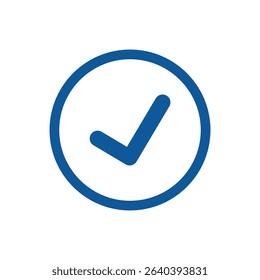Verified icon. Colored vector illustration.