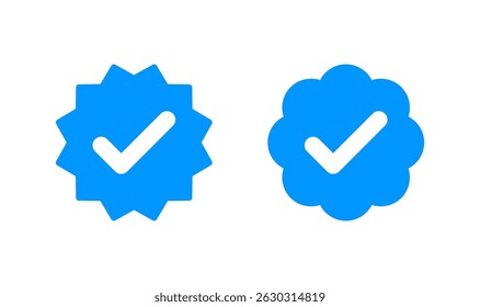 verificada design de logotipo de ícone. verificação marca de seleção. ícone aprovado