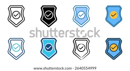 Verified icon set multiple style collection 

