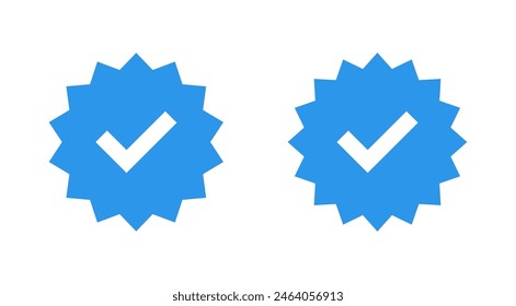 verified icon set. verification check mark. approved icon
