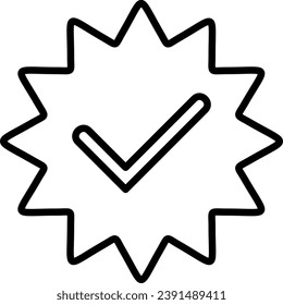 Verified  icon vector businnes people