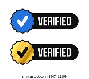 Verified icon vector. Circle sign with checkslist symbol, for logo, label, insigna, seal, tag, seal, symbol, badge, stamp, approving, check, sticker, emblem, banner, checkmark