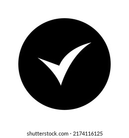 Ilustración de diseño de símbolos de vectores de iconos verificados