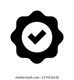Verified Icon Vector Symbol Design Illustration