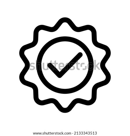 Verified Icon Vector Symbol Design Illustration