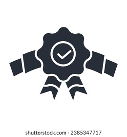 verified icon. vector.Editable stroke.linear style sign for use web design,logo.Symbol illustration.