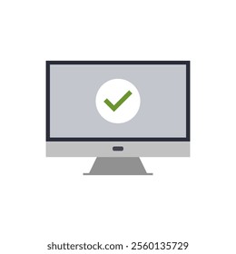 Verified illustrated on white background