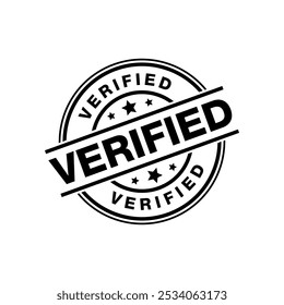 Modelo de carimbo de carta verificado