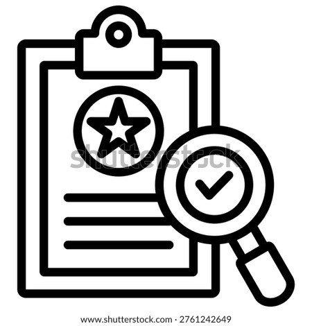 Verified License Icon Element For Design