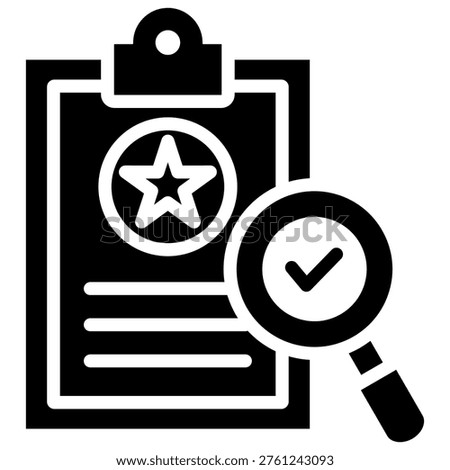 Verified License Icon Element For Design