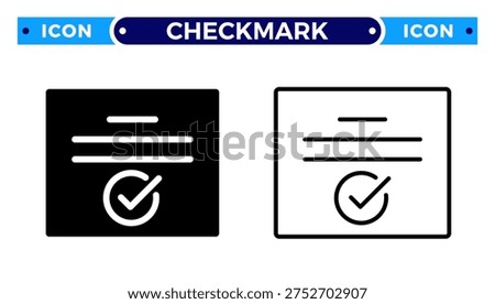 Verified Official Document and Approved Certification Vector Icon Set