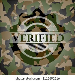 Verified on camouflage pattern