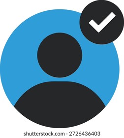 Verified Profile Icon – Symbol of Identity Confirmation and Trusted User Status