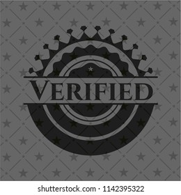 Verified realistic dark emblem