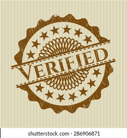 Verified rubber seal