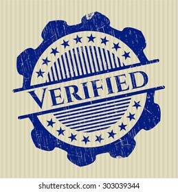 Verified rubber stamp